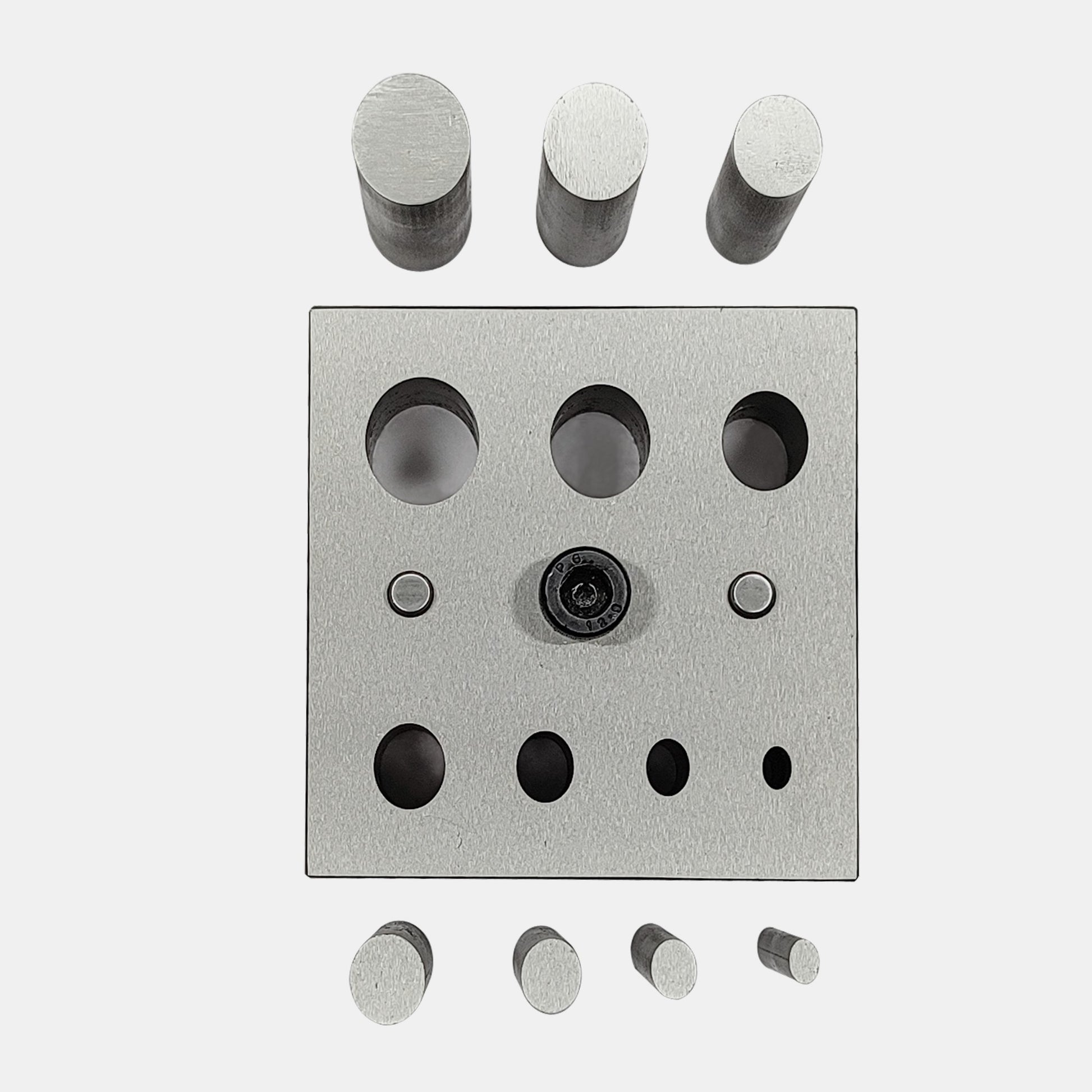 Disc Cutter Oval Shape with 7 Punches Size 4mm-18mm