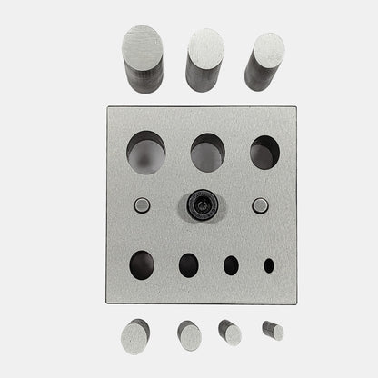 Disc Cutter Oval Shape with 7 Punches Size 4mm-18mm
