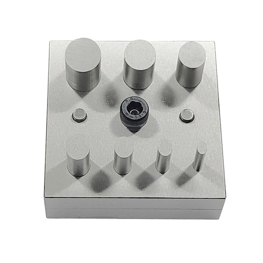 Disc Cutter Oval Shape with 7 Punches Size 4mm-18mm