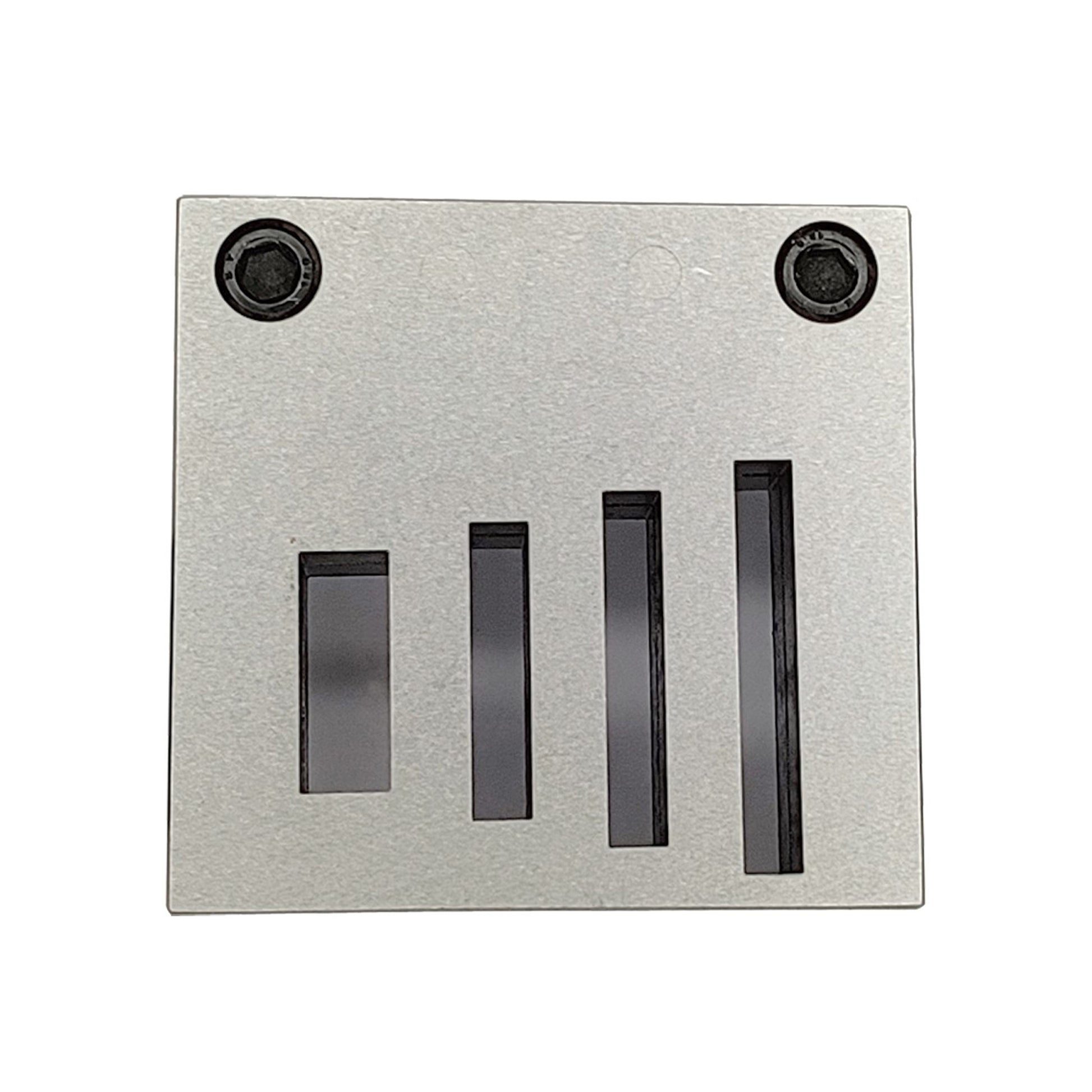 Disc Cutter Rectangular Strip Shape with Set of 4 Punches Size 1/8"-1 3/4"