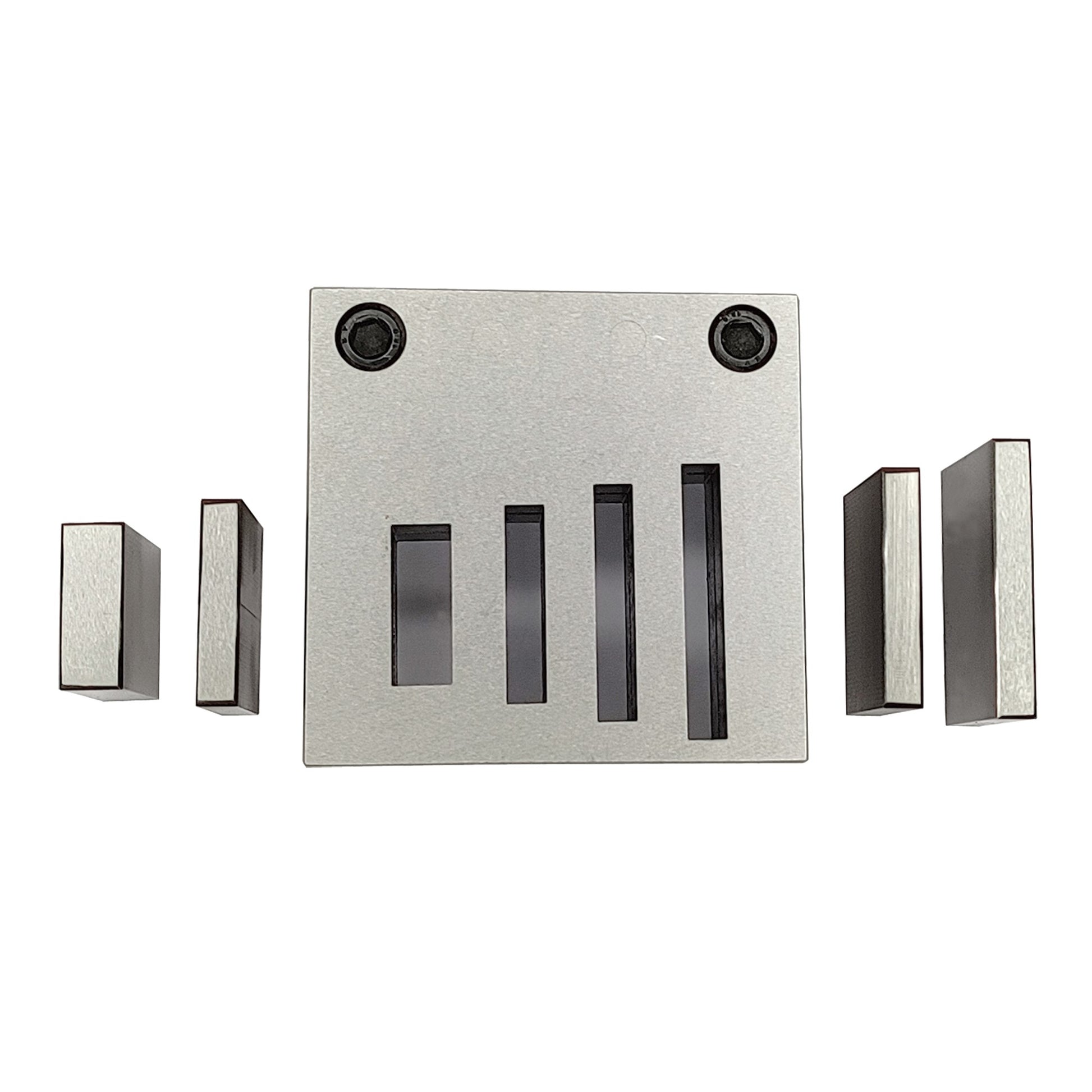 Disc Cutter Rectangular Strip Shape with Set of 4 Punches Size 1/8"-1 3/4"