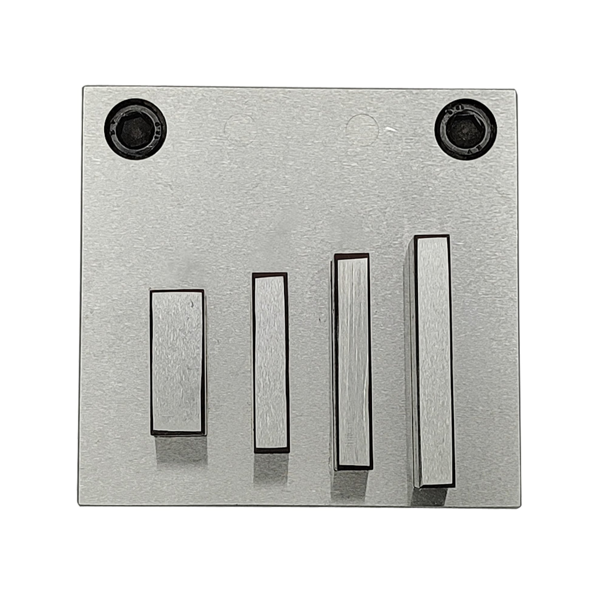 Disc Cutter Rectangular Strip Shape with Set of 4 Punches Size 1/8"-1 3/4"
