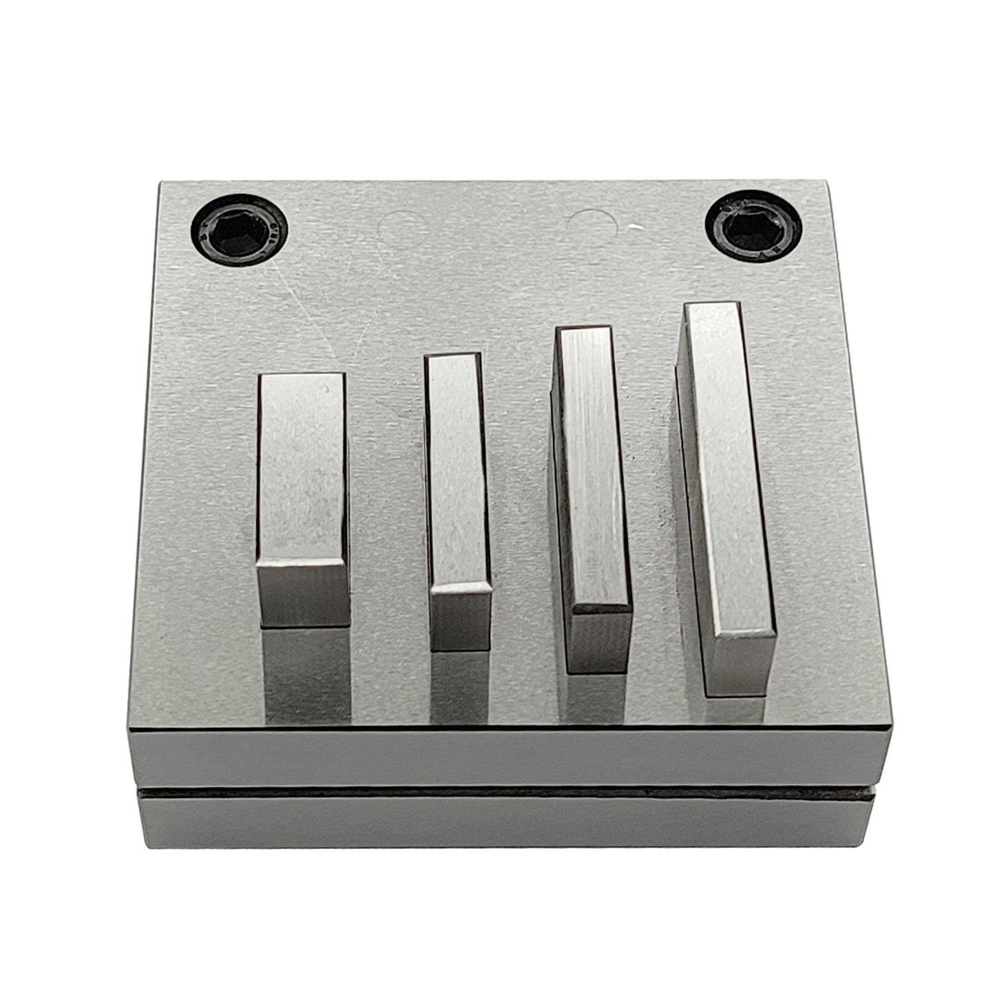 Disc Cutter Rectangular Strip Shape with Set of 4 Punches Size 1/8"-1 3/4"