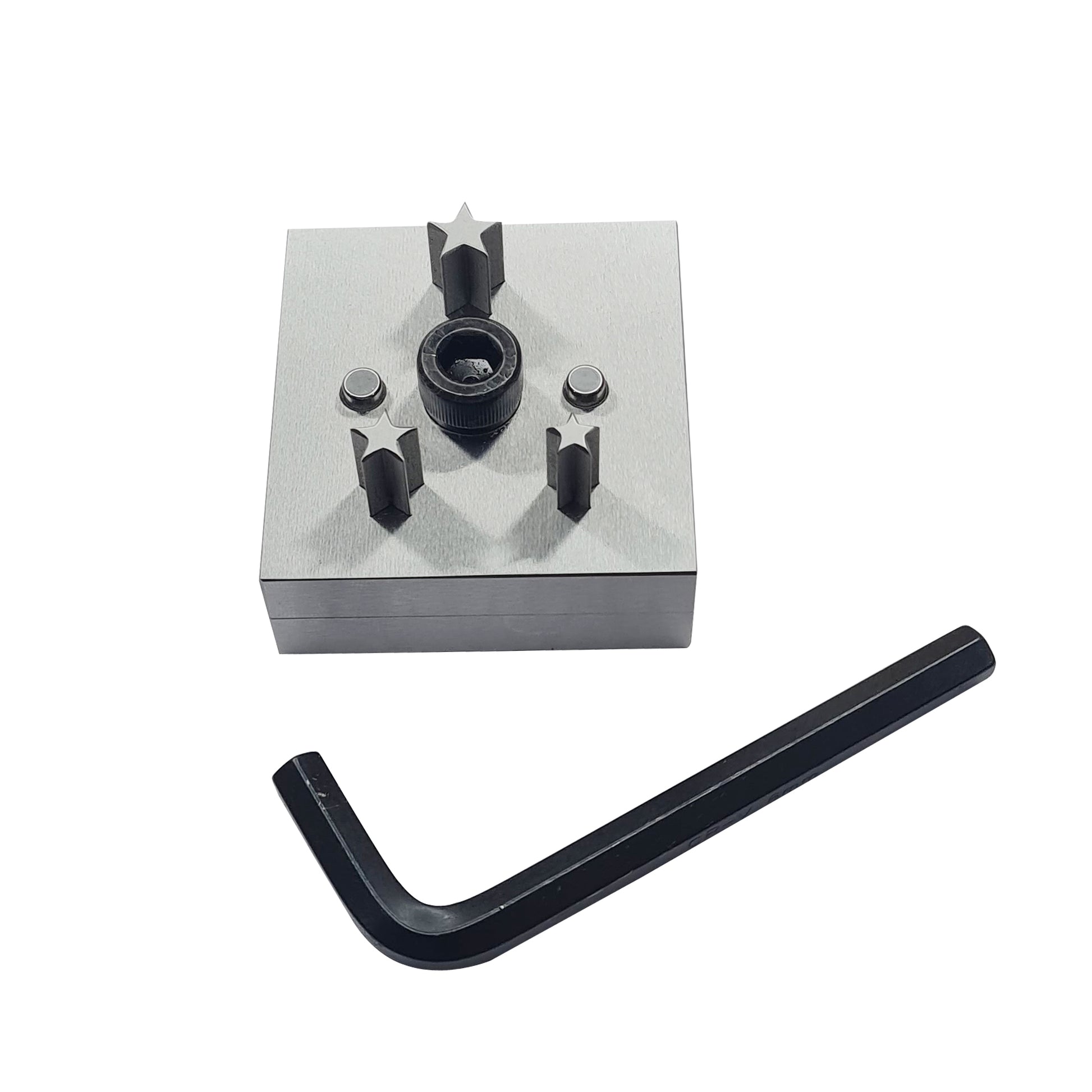 Star Shape Disc Cutter with Set of 3 Punches Size 5/16"-15/32"