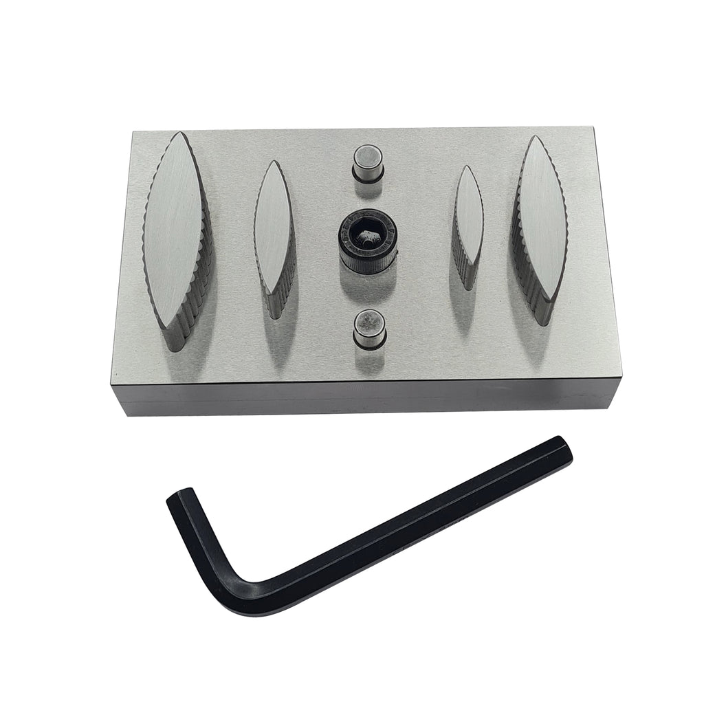 Disc Cutter Ring Blank Scallop Shape with 4 Punches Size 1 3/16"-2 1/4"
