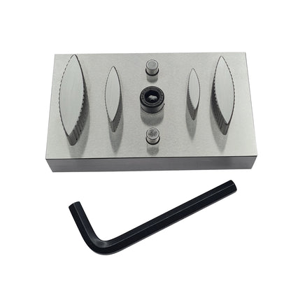 Disc Cutter Ring Blank Scallop Shape with 4 Punches Size 1 3/16"-2 1/4"