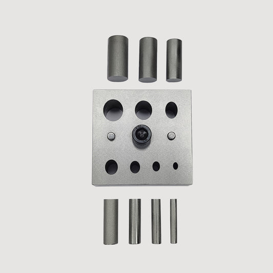 Disc Cutter Elderly Oval Shape with 7 Punches Size 4mm-18mm