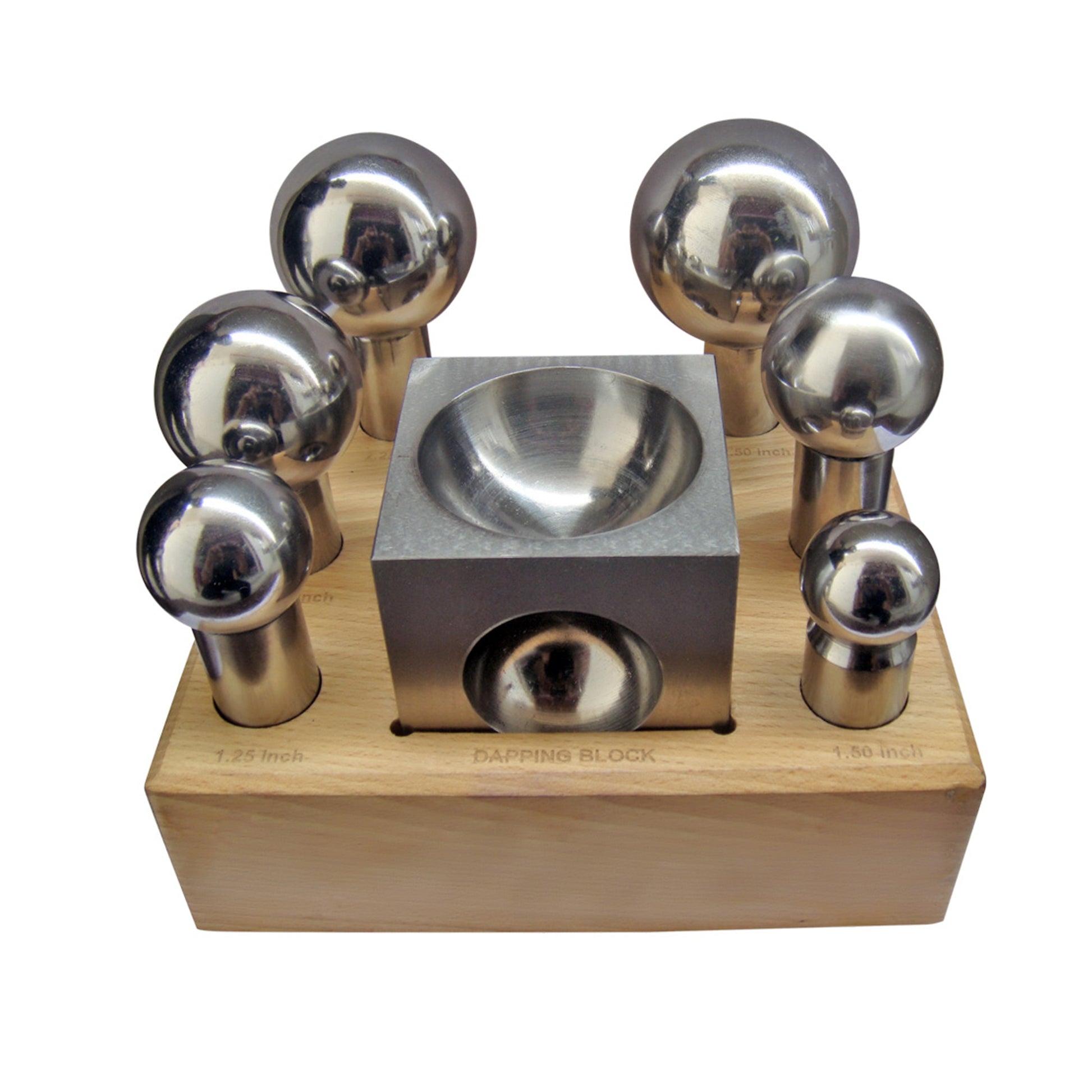 Dapping Set of 7 Pieces 1.25" - 2.5"-Jewelry Making Metal Forming Shaping Doming