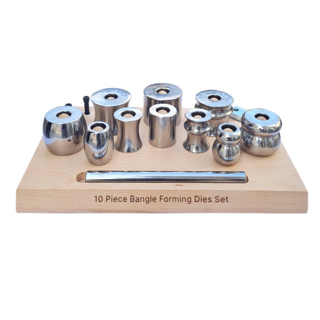 Bangle Forming Set Assorted Steel Die Shapes Metal Bracelet Jewelry Making Kit