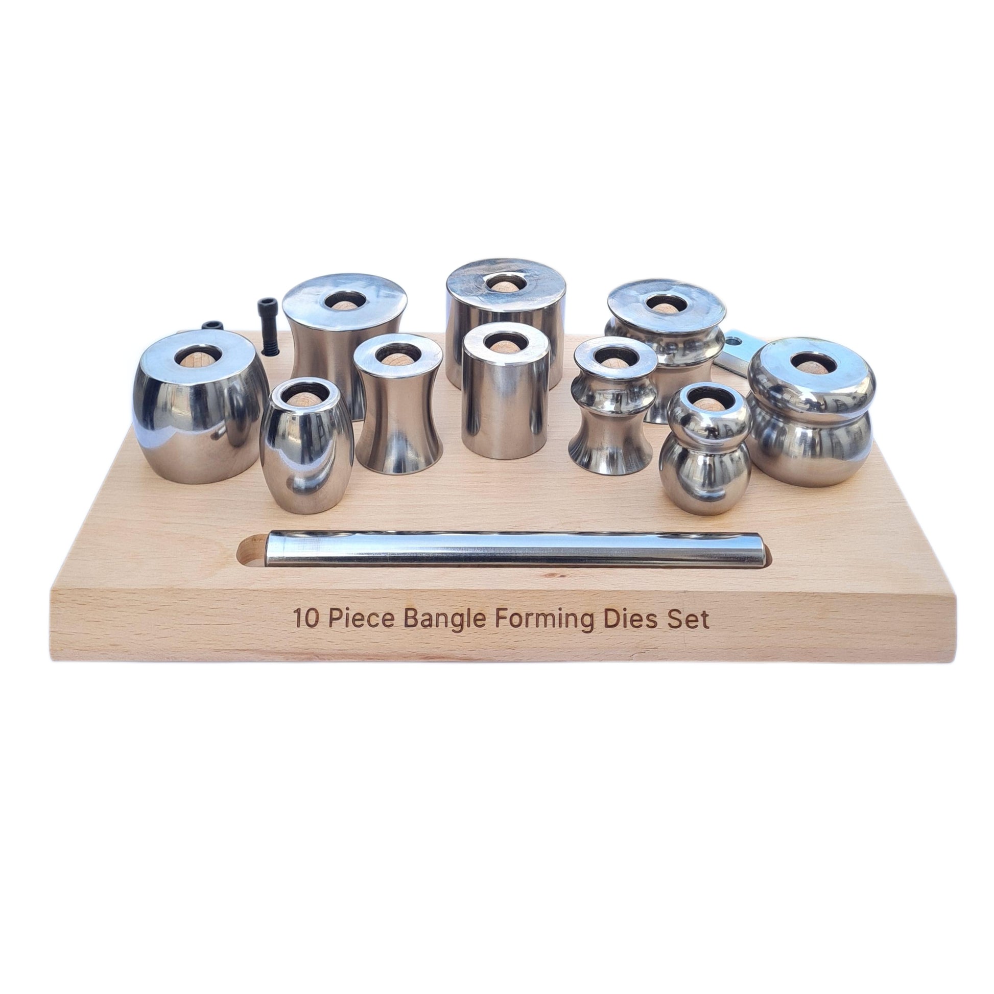 Bangle Forming Set Assorted Steel Die Shapes Metal Bracelet Jewelry Making Kit