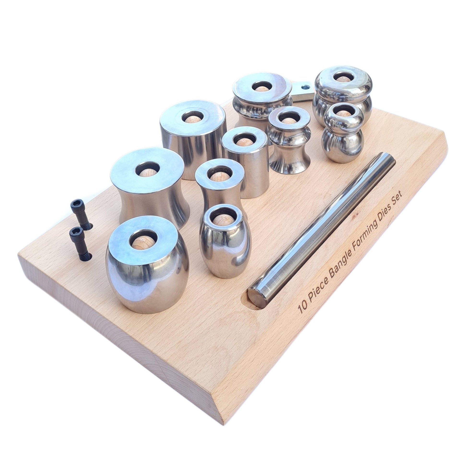 Bangle Forming Set Assorted Steel Die Shapes Metal Bracelet Jewelry Making Kit