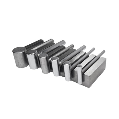 Metal Swage Block U-Channel Forming Dapping Metal Block with 6 Hammer Punches