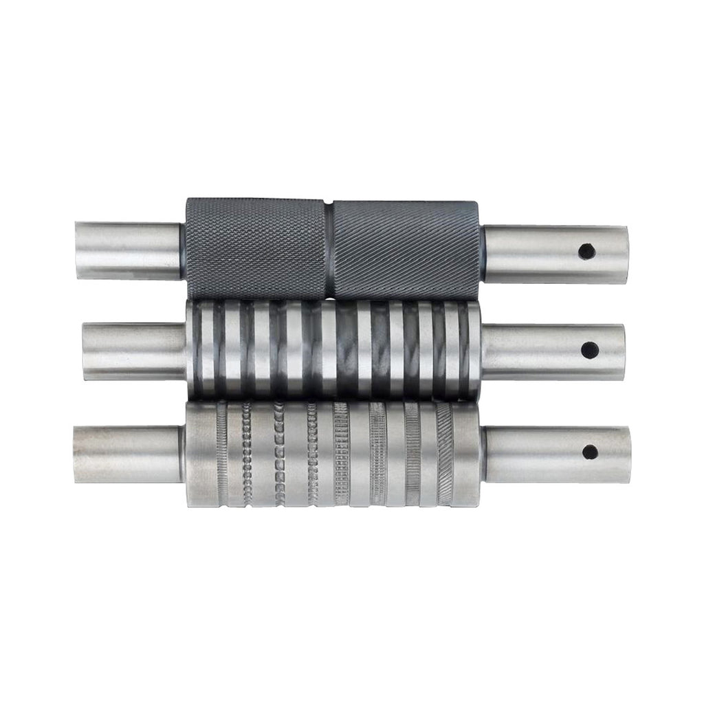 Jewelry Mini Rolling Mill Tool 2" With 1 Plain Roll and 3 Design Rolls