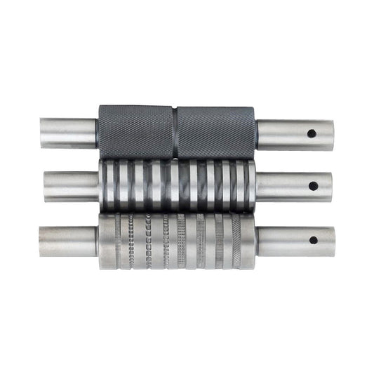 Jewelry Mini Rolling Mill Tool 2" With 1 Plain Roll and 3 Design Rolls