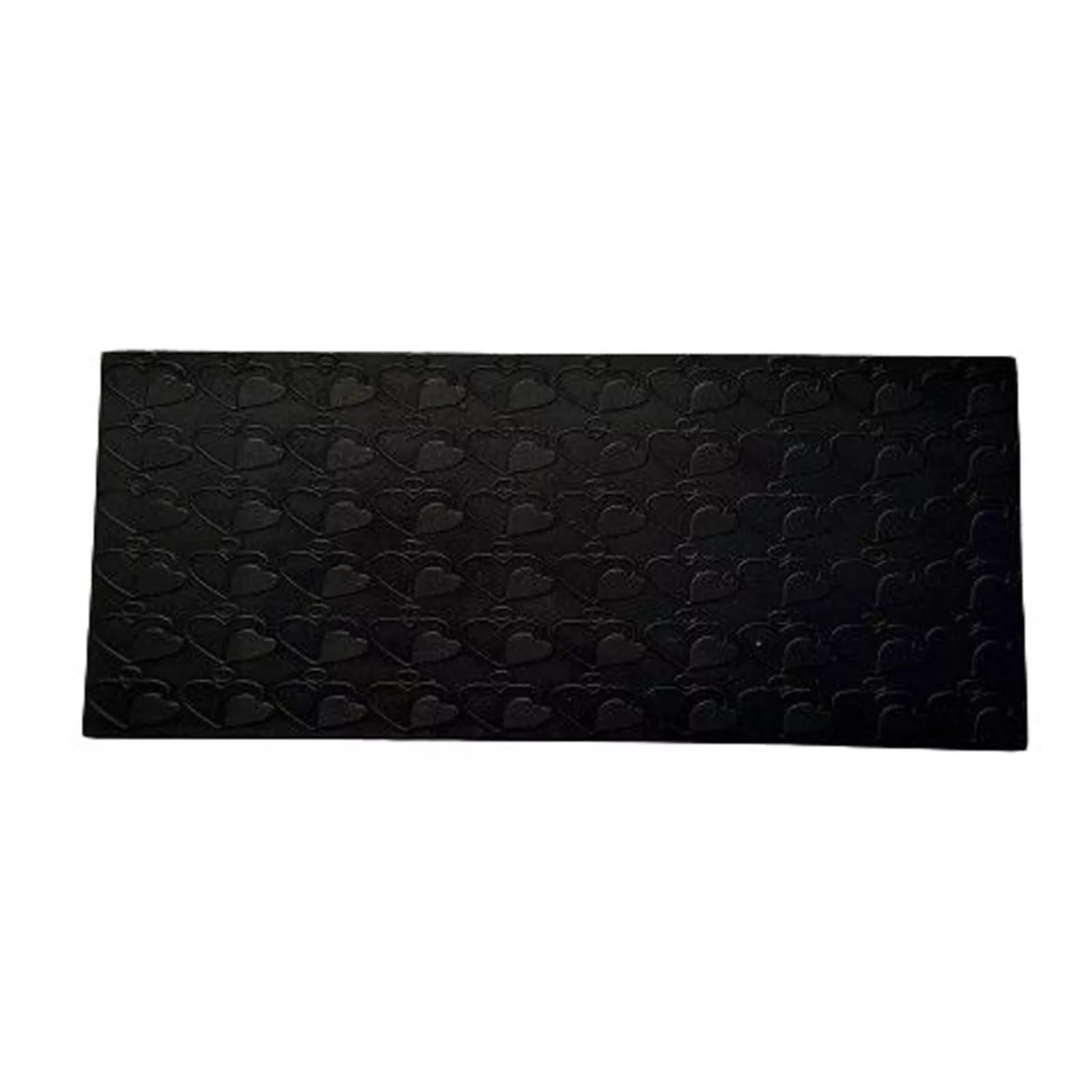 Design #10 Heart Pattern Texture Steel Plate for Press or Rolling Mill 6x2 Inch