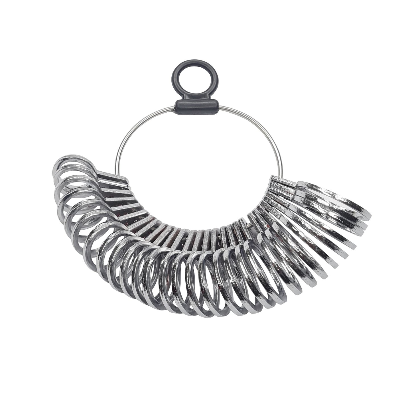Finger Gauge Metal Slim Band U.S. Standard 1-15 (29 Rings)Width 2mm-Jewelry Tool