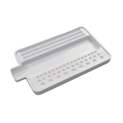 4" x 2-1/2" White Tray Jewelry Tool for Sorting Pearls Stones Beads Findings