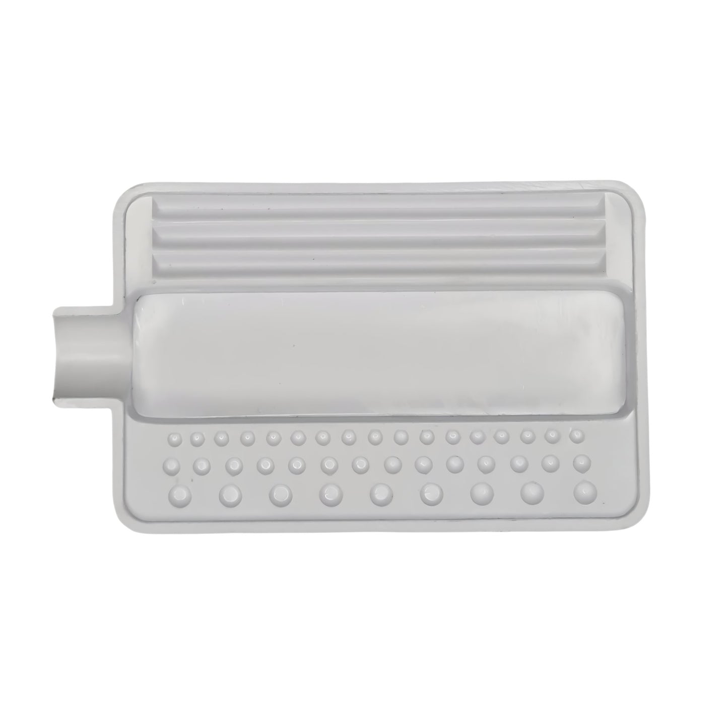 4" x 2-1/2" White Tray Jewelry Tool for Sorting Pearls Stones Beads Findings