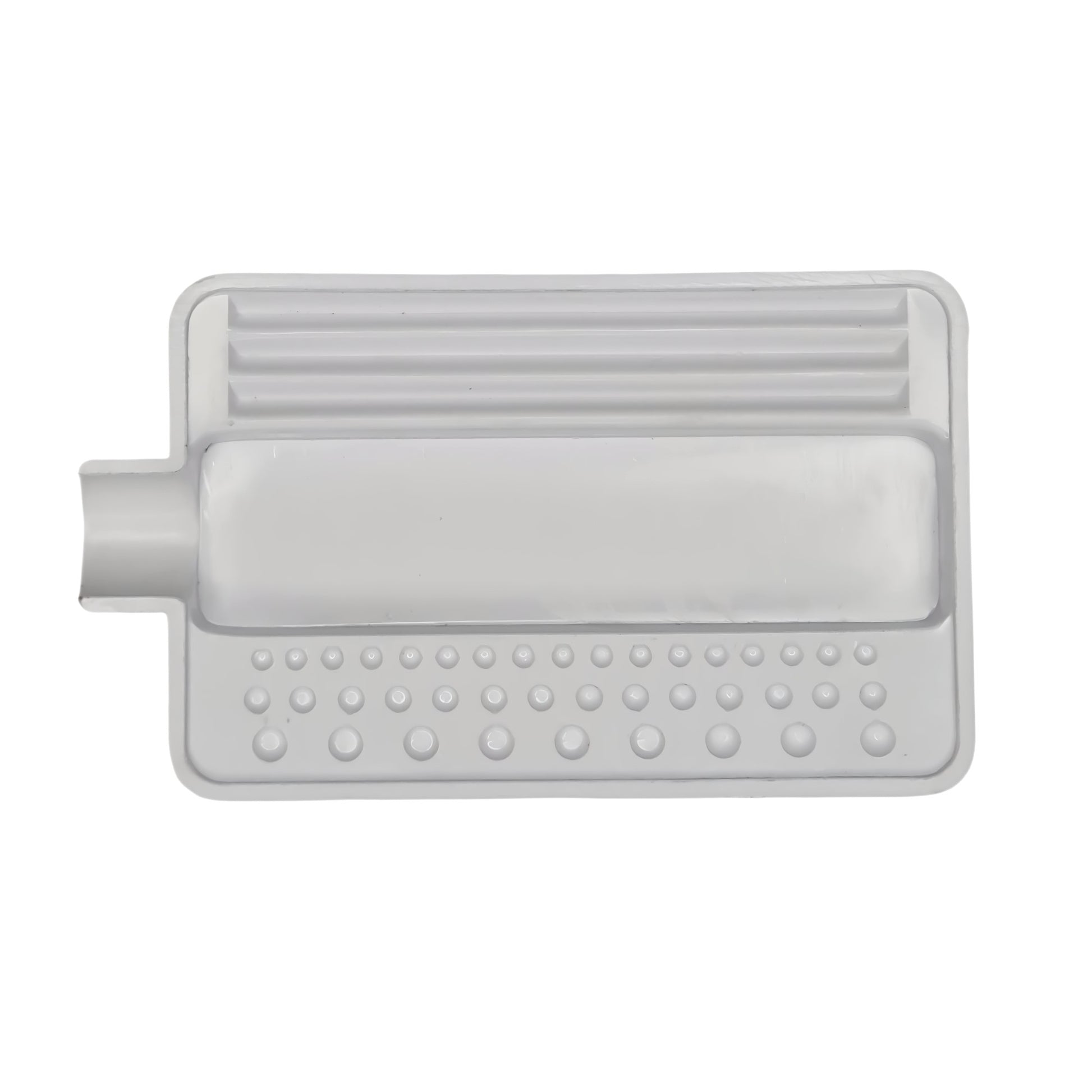4" x 2-1/2" White Tray Jewelry Tool for Sorting Pearls Stones Beads Findings