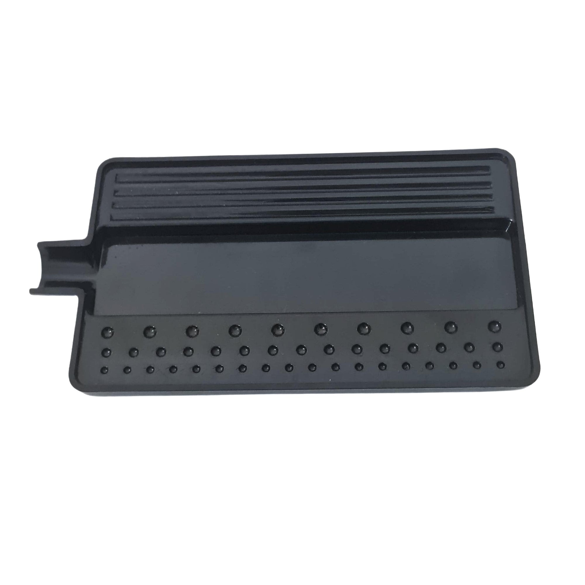 7" x 4" Black Plastic Bead Sorting Tray - Jewelry Making Beading Tool