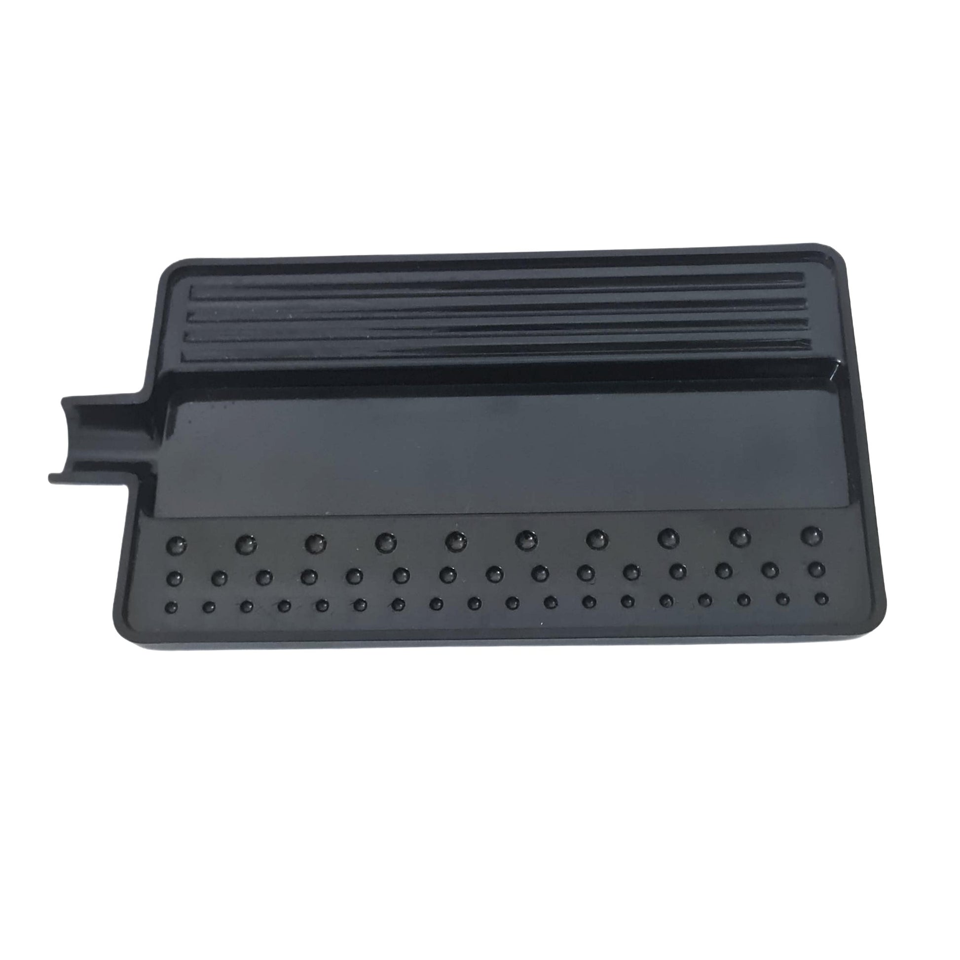 7" x 4" Black Plastic Bead Sorting Tray - Jewelry Making Beading Tool