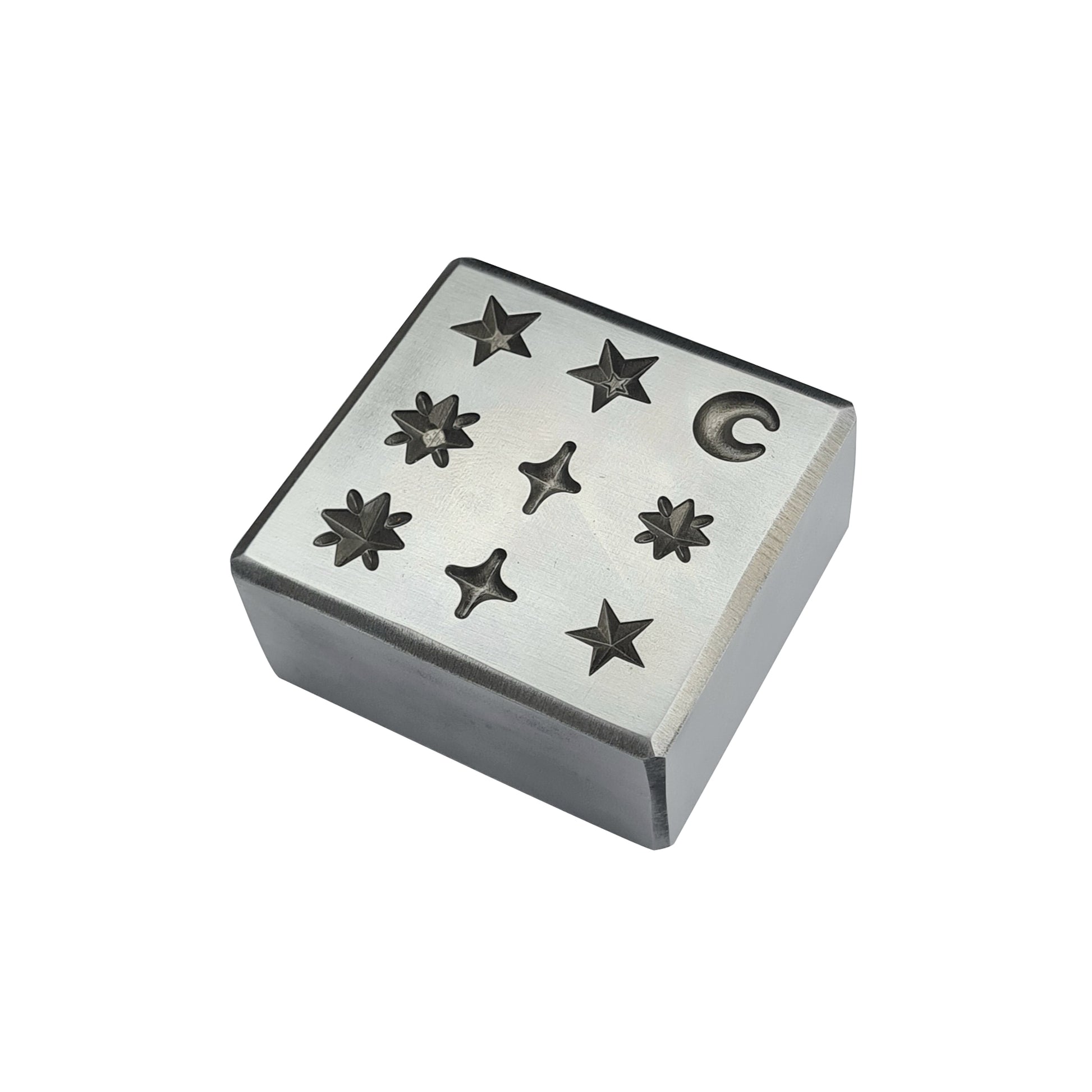 9 Impression Celestial Shapes Shot Plate - Silversmith Tools- Jewelry Making Die