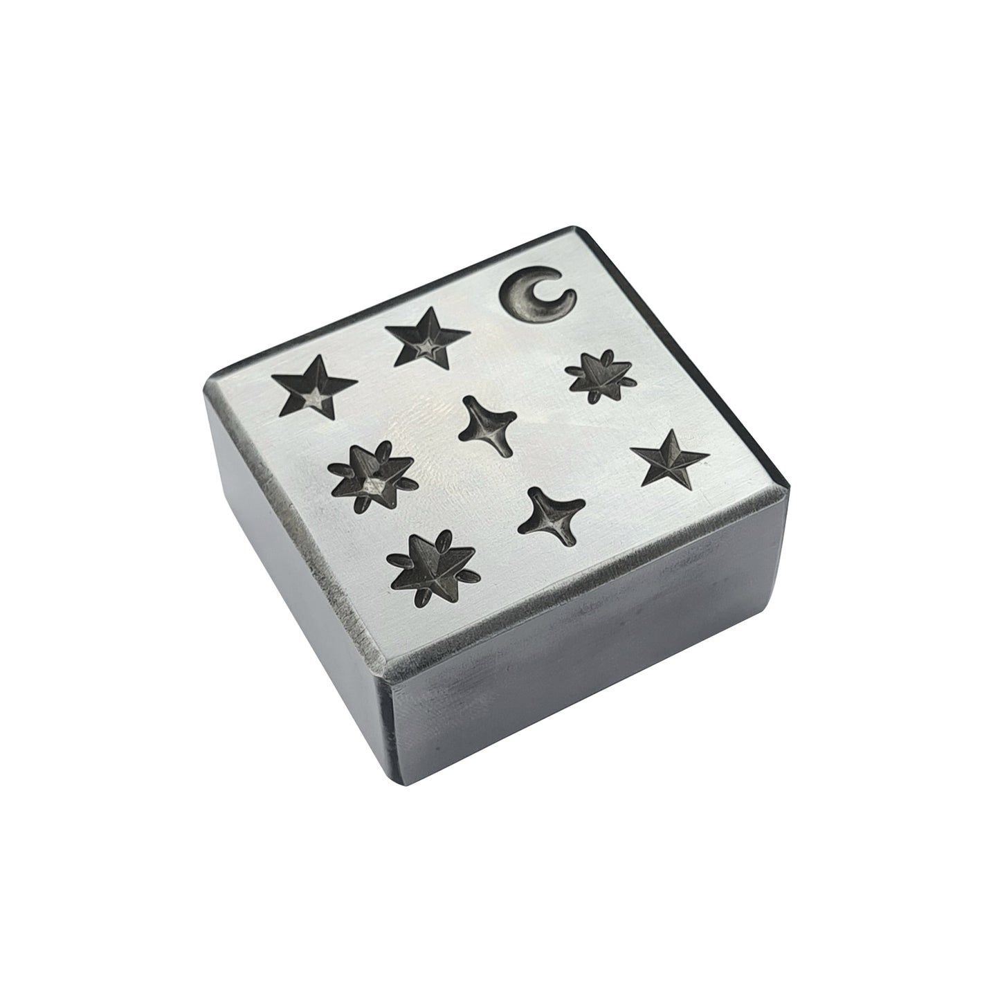 9 Impression Celestial Shapes Shot Plate - Silversmith Tools- Jewelry Making Die