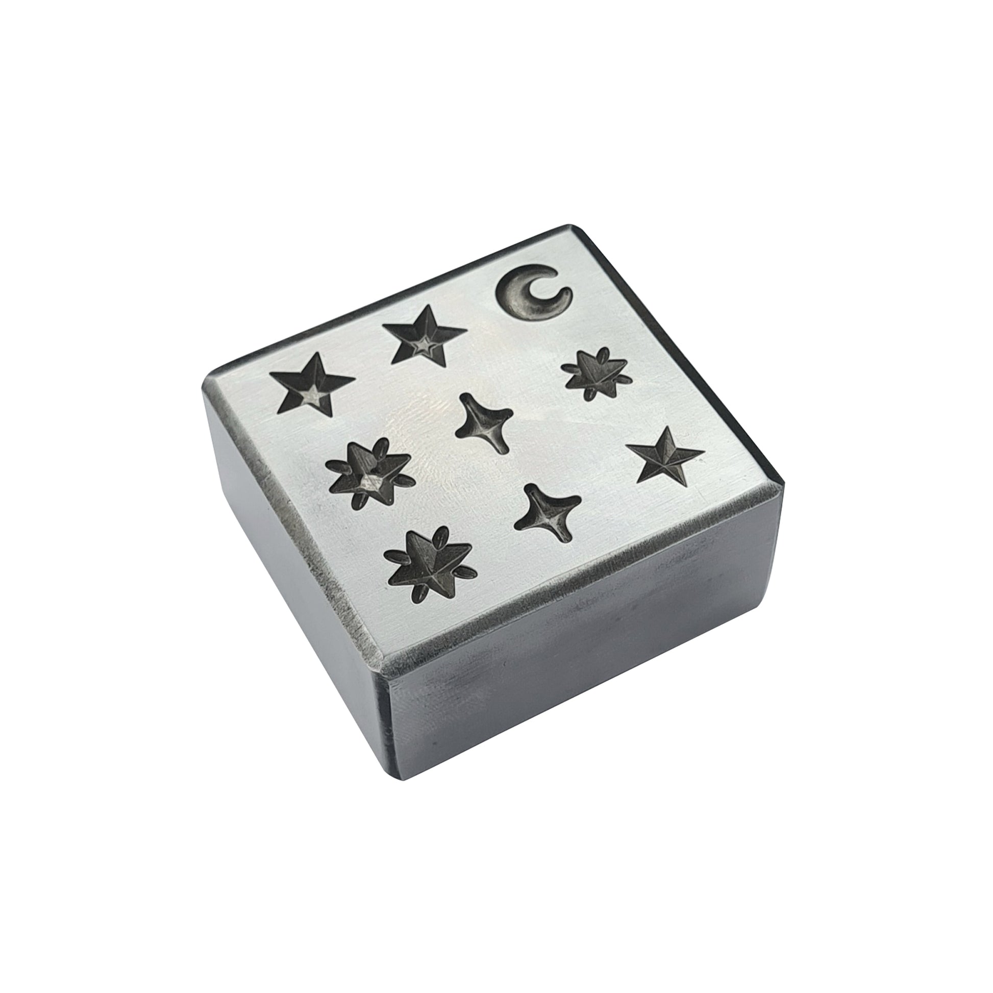 9 Impression Celestial Shapes Shot Plate - Silversmith Tools- Jewelry Making Die