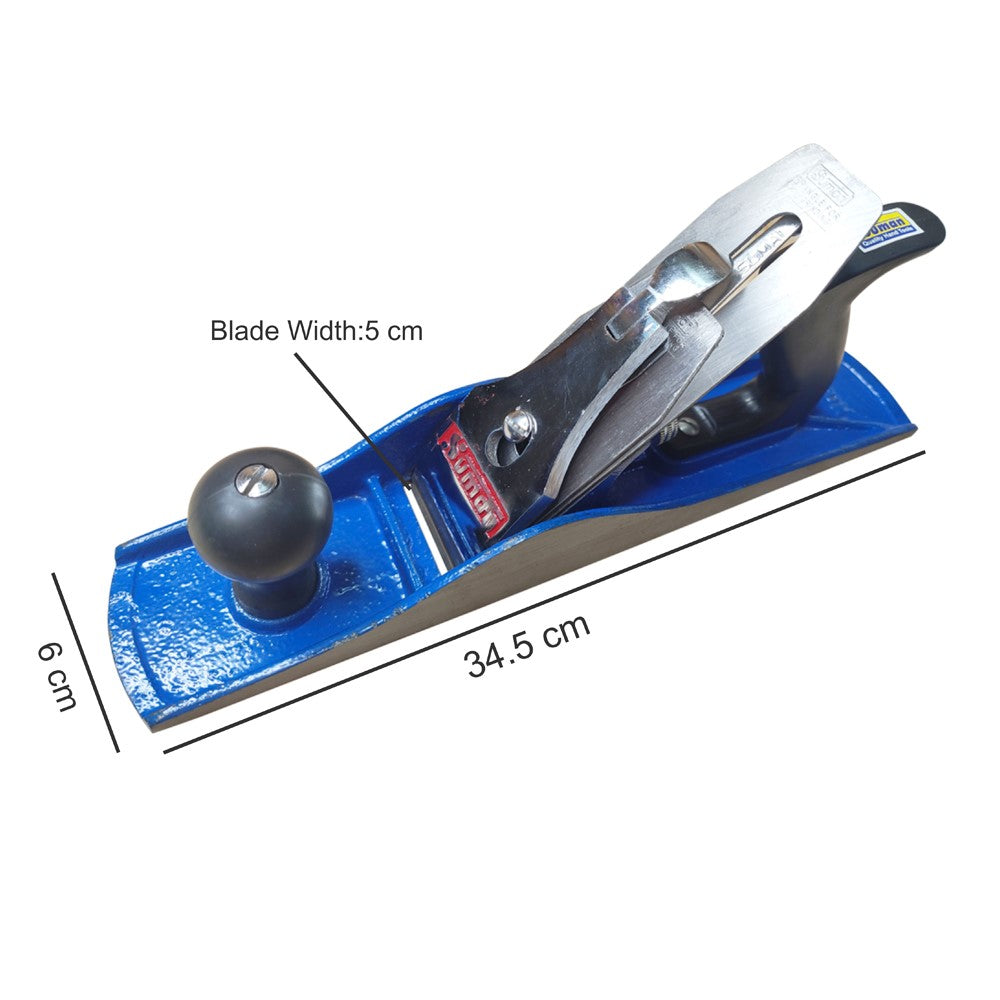 Adjustable Iron Jack Plane No.5 with Plastic Handle - Hobby Carpenter Cutter