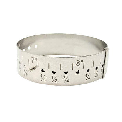 Bracelet Gauge Metal Jewelry Sizing Bracelets Bangles Inch 1/4" Increments Size