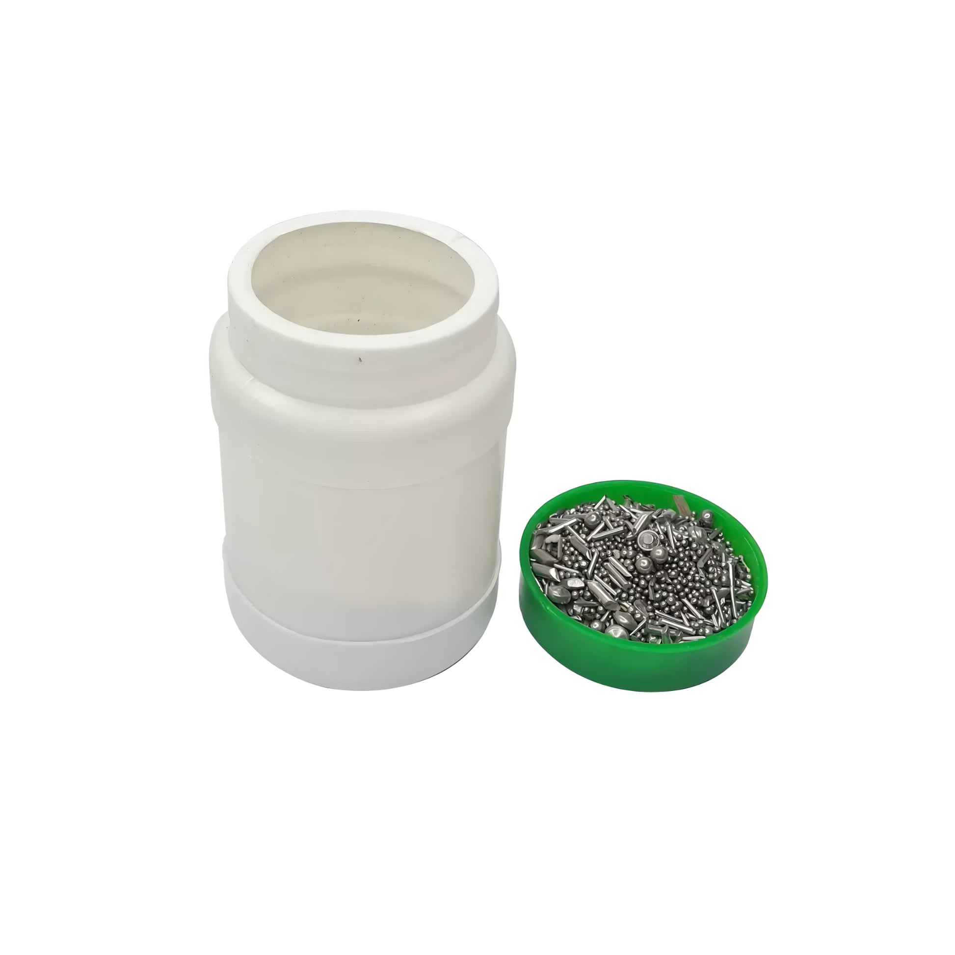 2.2 lb. Burnishing Media Mix Vibratory Tumblers - (Balls, Cross Pins, Satellite)