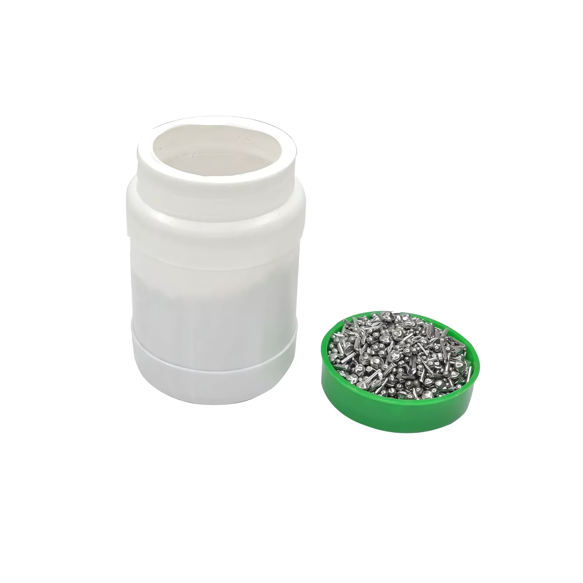 2 lb. Burnishing Media Mix 304 grade- Balls, Cross Pins, Satellite