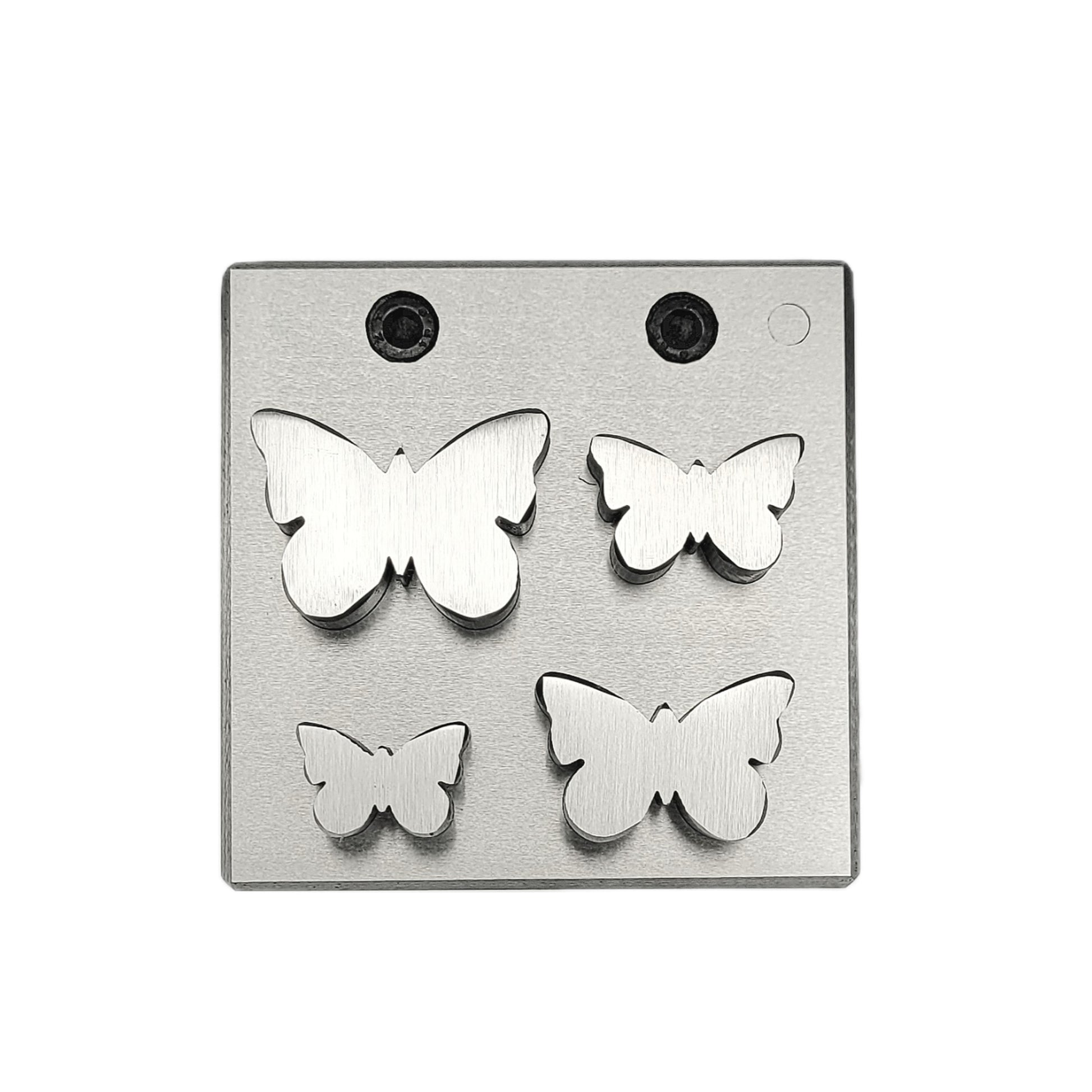 Butterfly Shape Disc Cutter with Set of 4 Punches Size 15mm-26mm