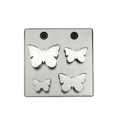 Butterfly Shape Disc Cutter with Set of 4 Punches Size 15mm-26mm