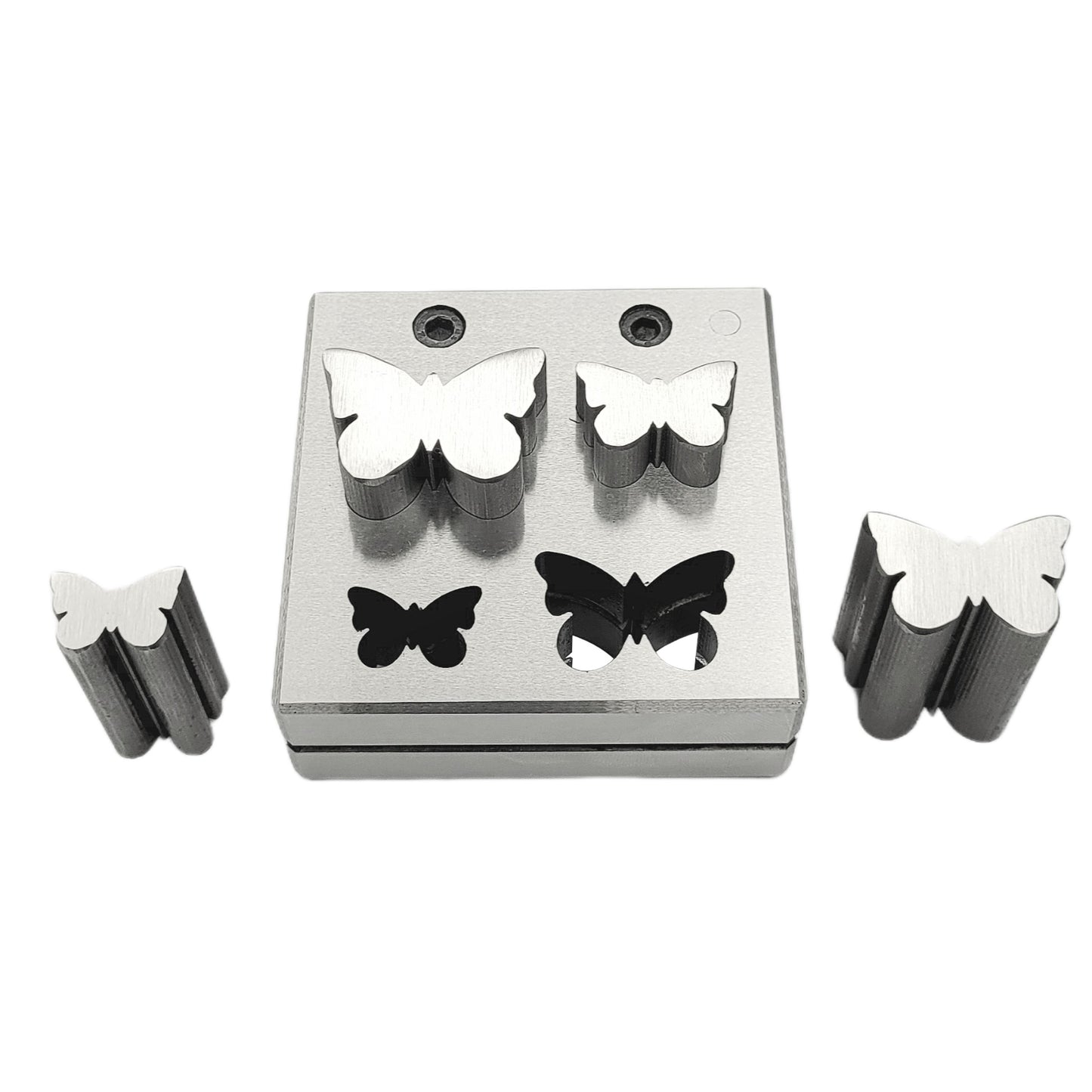 Butterfly Shape Disc Cutter with Set of 4 Punches Size 15mm-26mm