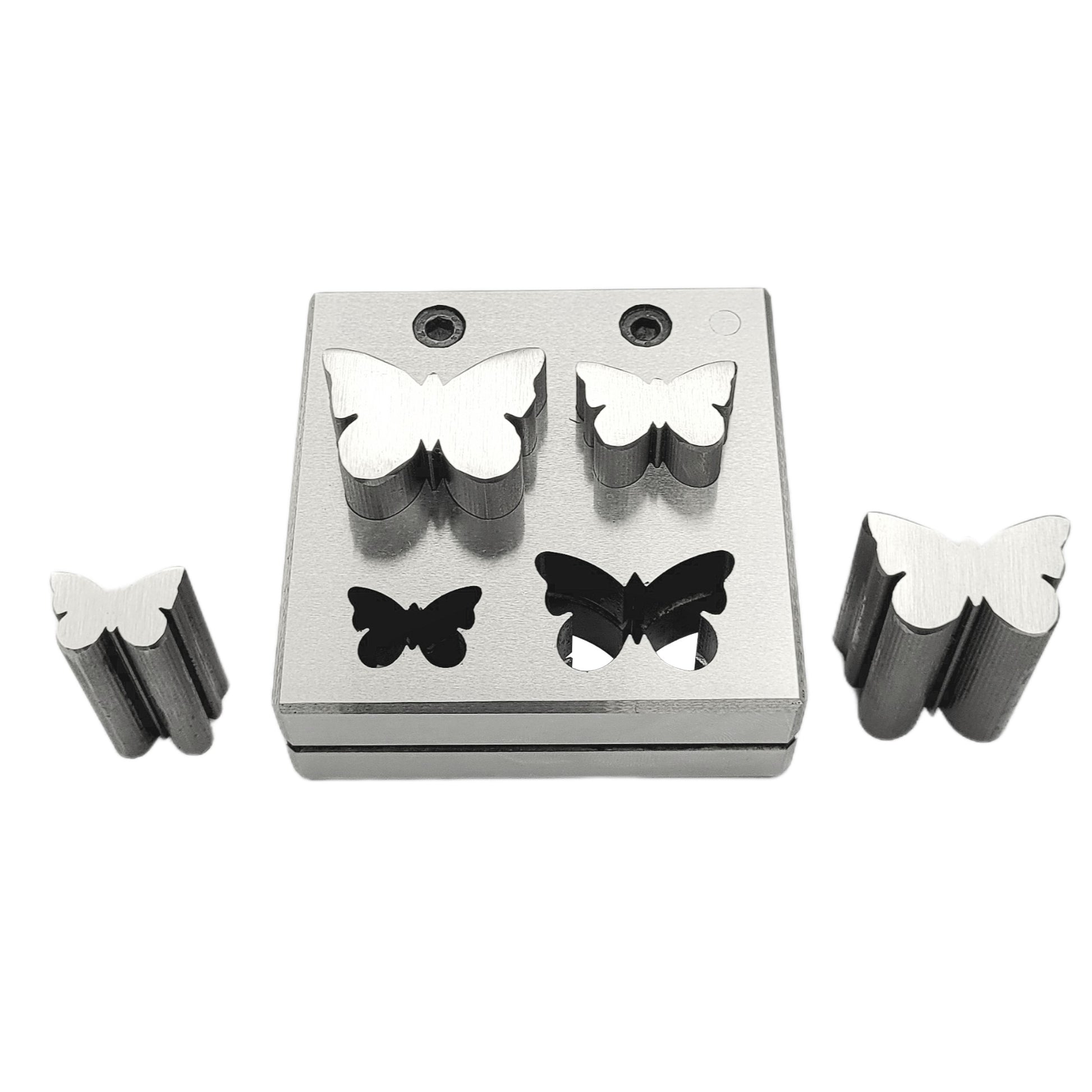 Butterfly Shape Disc Cutter with Set of 4 Punches Size 15mm-26mm
