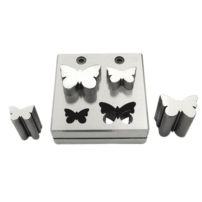 Butterfly Shape Disc Cutter with Set of 4 Punches Size 15mm-26mm
