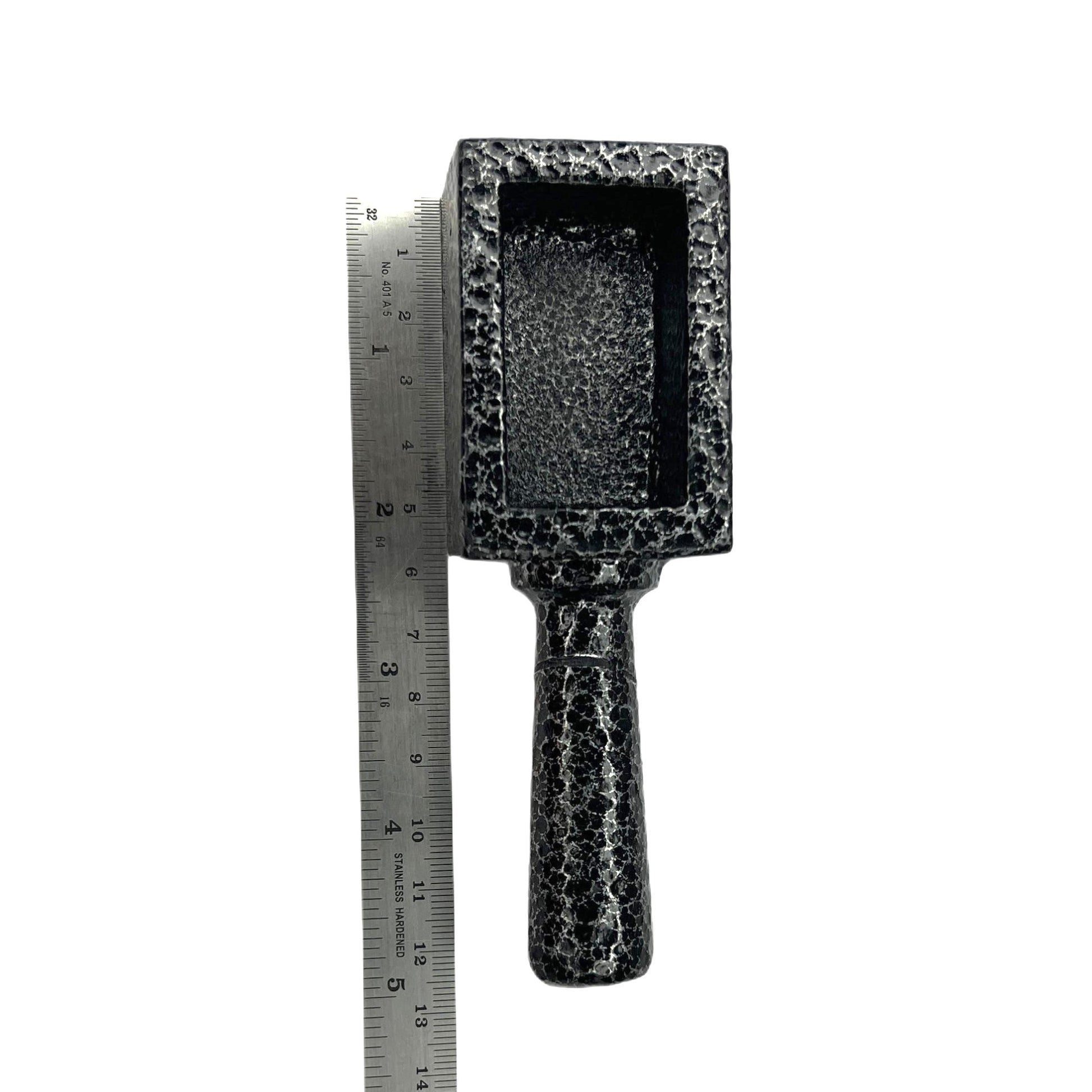 Cast Iron Loaf Bar Open Ingot Mold With Handle - Capacity 45x25x15mm