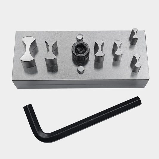 Jewelry Chain Shape Disc Cutter with Set of 6 Punches - Size 5mm to 12mm