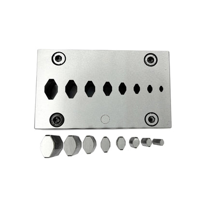 Chain Shape Disc Cutter with Set of 8 Punches Size 6mm-20mm