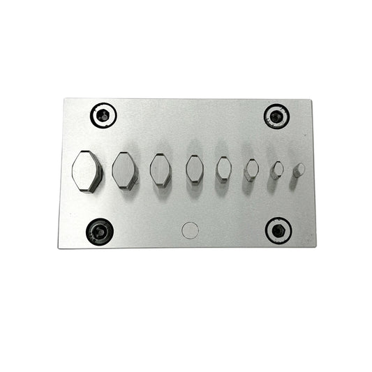 Chain Shape Disc Cutter with Set of 8 Punches Size 6mm-20mm