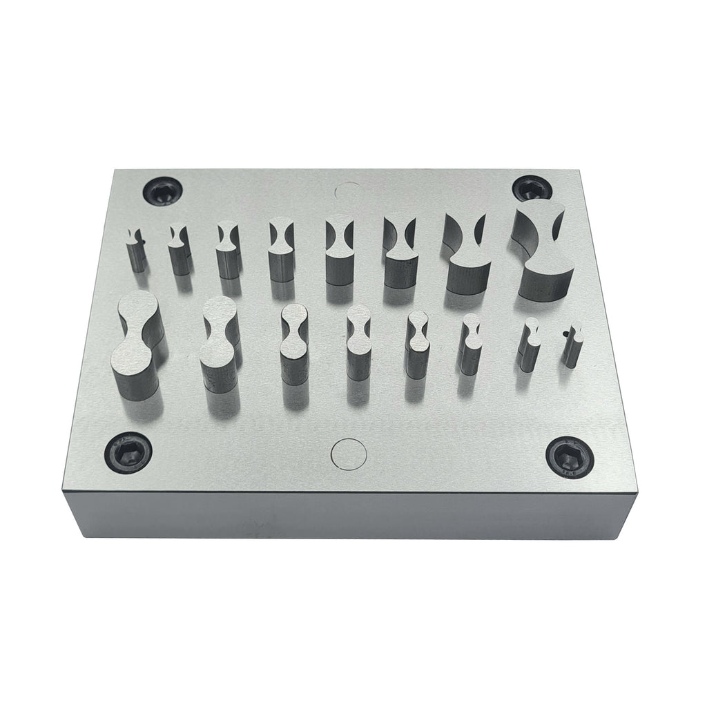 Jewelry Chain Shape Disc Cutter with Set of 16 Punches - Size 6.3mm to 25.3mm