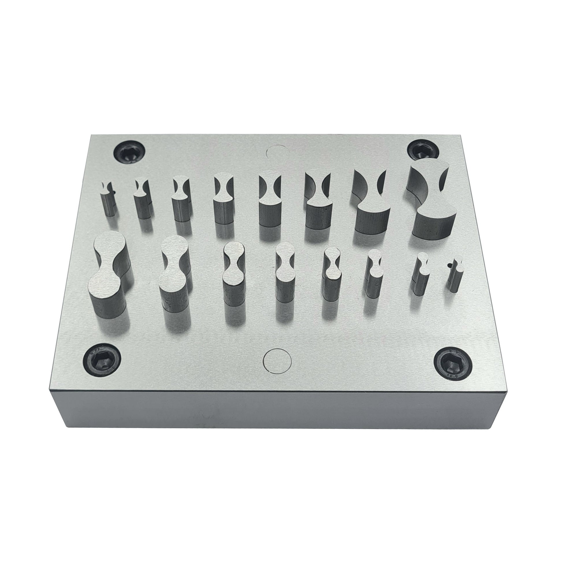 Jewelry Chain Shape Disc Cutter with Set of 16 Punches - Size 6.3mm to 25.3mm