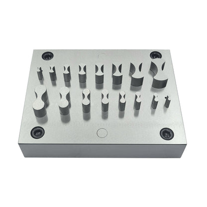 Jewelry Chain Shape Disc Cutter with Set of 16 Punches - Size 6.3mm to 25.3mm