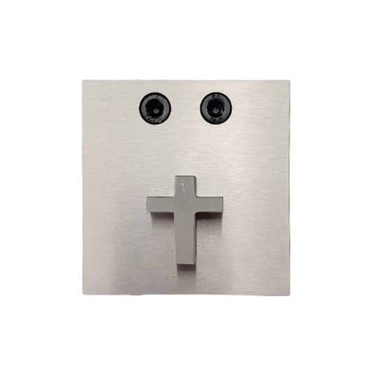 Cross Shape Disc Cutter Single Punch Size 25mm - Jewelry Making Die