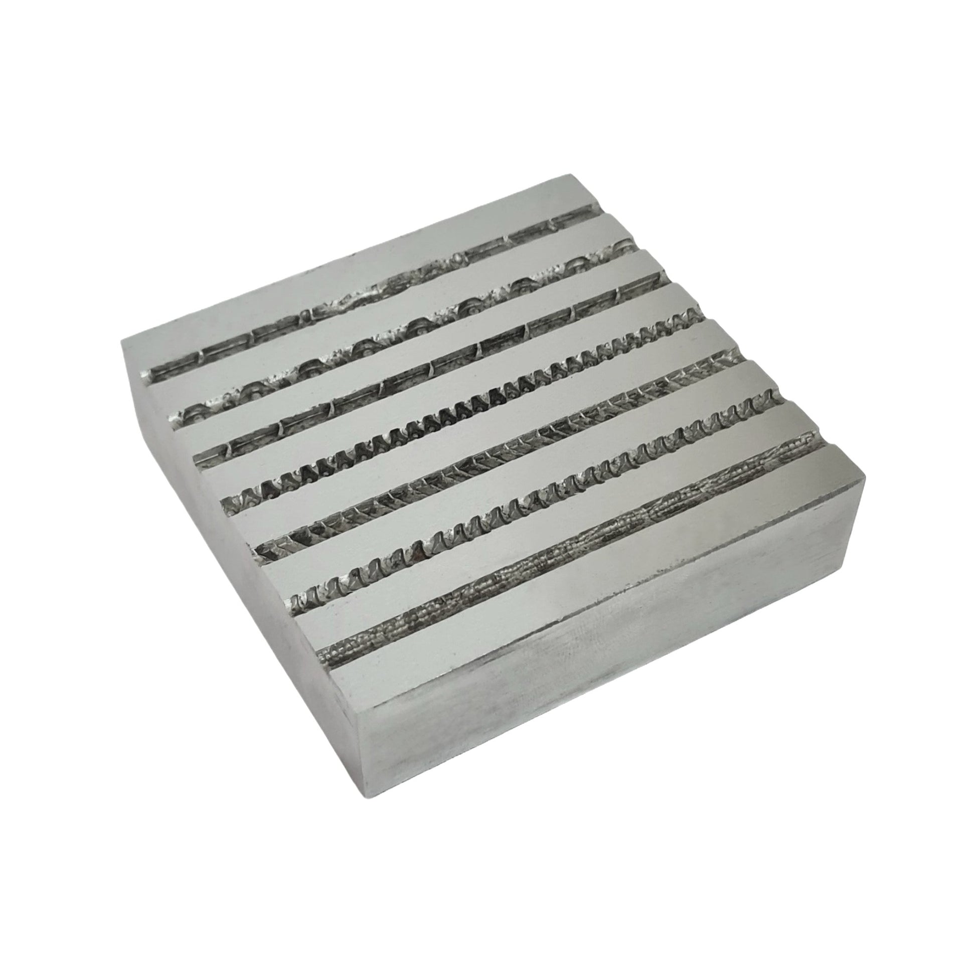 Design #101 Wire Design Emboss Plate 7 in 1 Pattern - Jewelry Die - Bangle Die