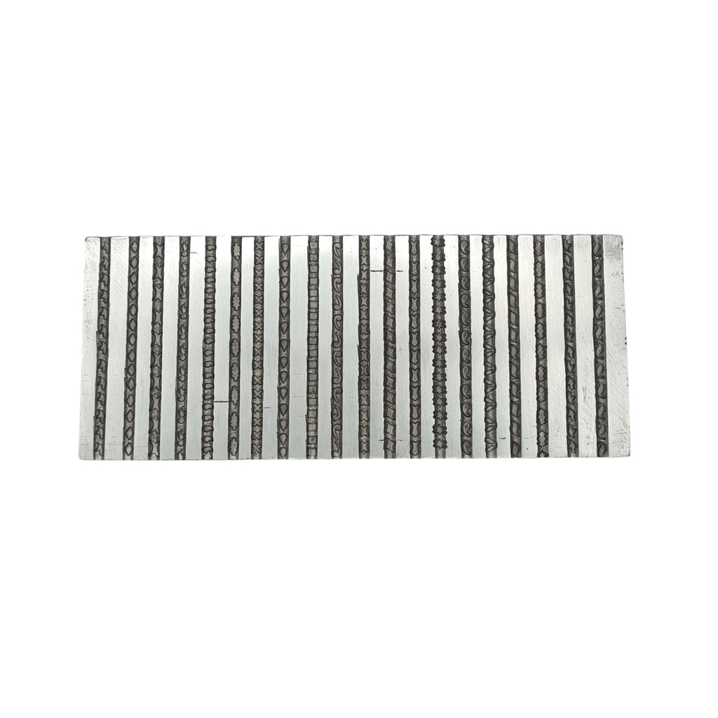 Design #3 Wire Design Emboss Plate 20 in 1 Pattern - Jewelry Die - Bangle Die