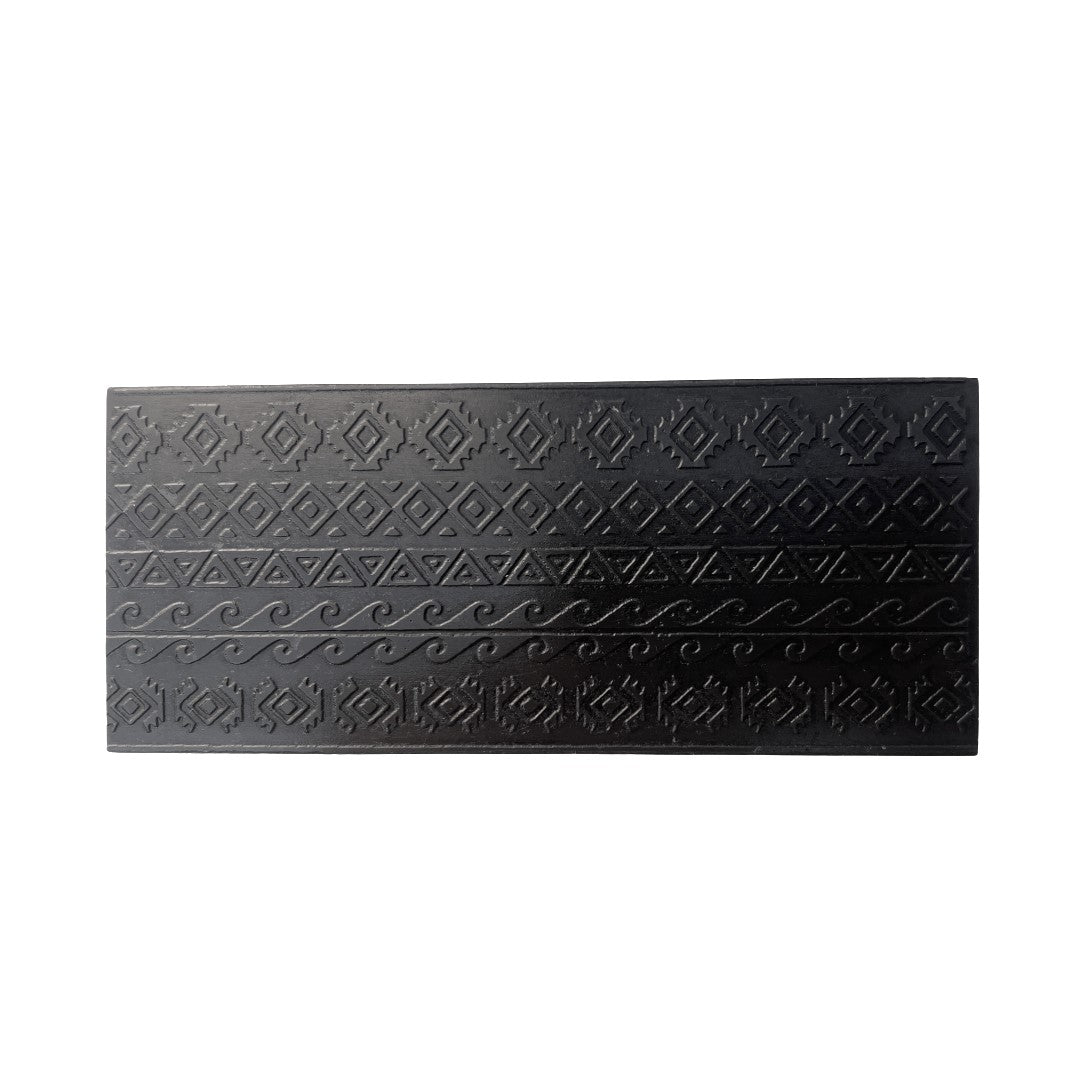 Design #4 Abstract Pattern Texture Plate for Press or Rolling Mill 6 x 2 Inch