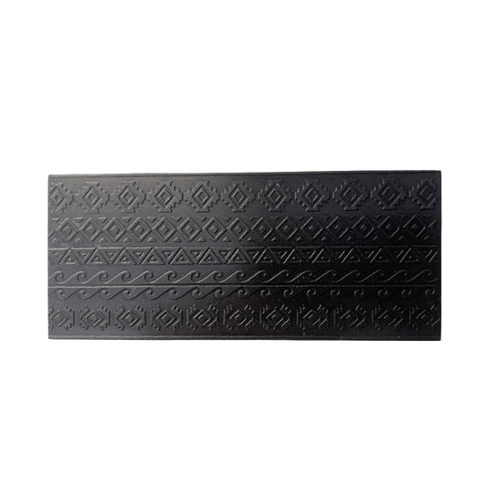 Design #4 Abstract Pattern Texture Plate for Press or Rolling Mill 6 x 2 Inch