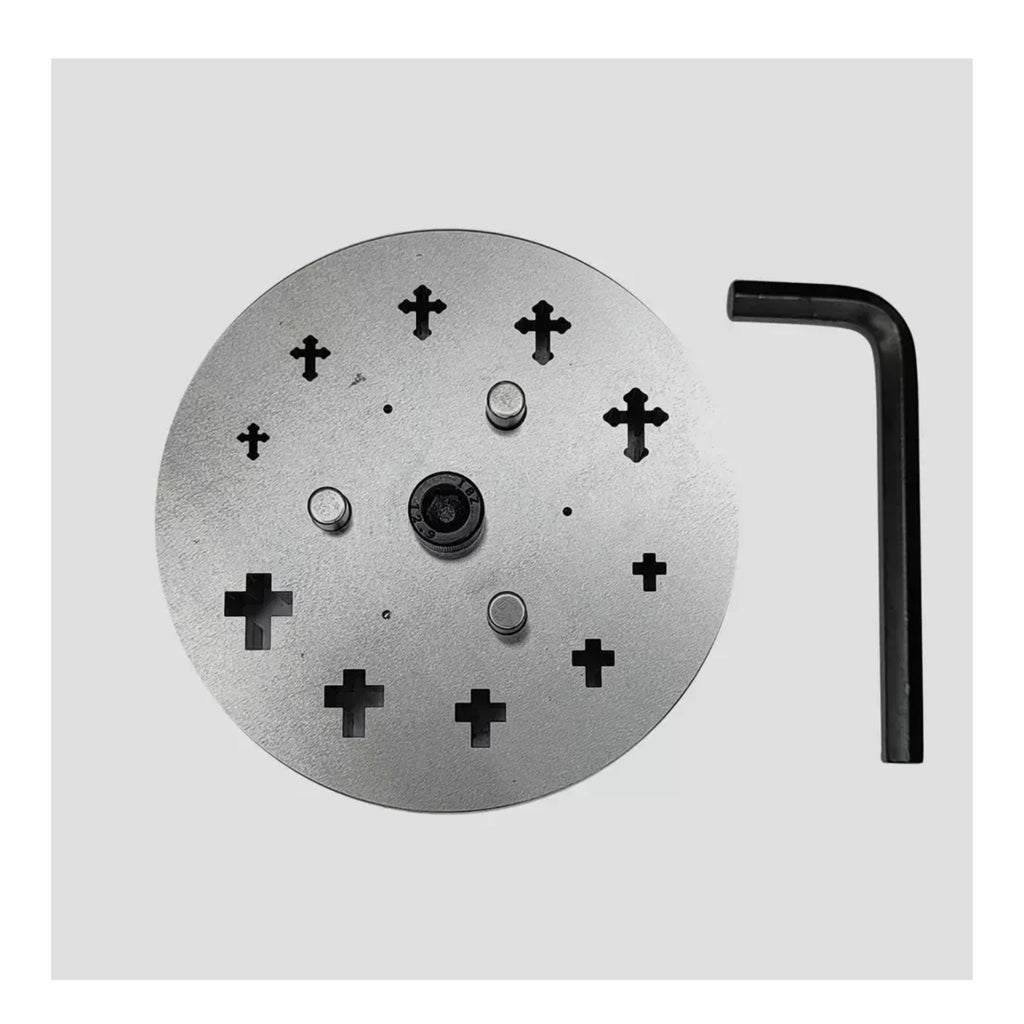 Disc Cutter 2 Different Shapes - Set of 10 Punches - Holy Cross Size: 8 to 16mm